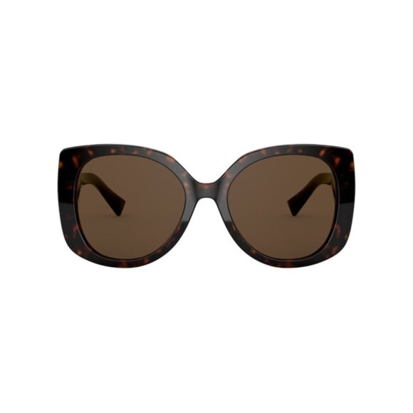 NEW VERSACE SUNGLASSES HAVANA/BROWN WOMEN EYEWEAR VE4387 108/73 VERSACE
